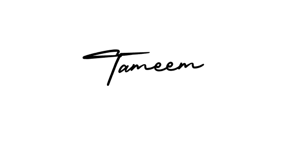 Create a beautiful signature design for name Tameem. With this signature (AmerikaSignatureDemo-Regular) fonts, you can make a handwritten signature for free. Tameem signature style 3 images and pictures png