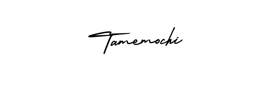 Also You can easily find your signature by using the search form. We will create Tamemochi name handwritten signature images for you free of cost using AmerikaSignatureDemo-Regular sign style. Tamemochi signature style 3 images and pictures png