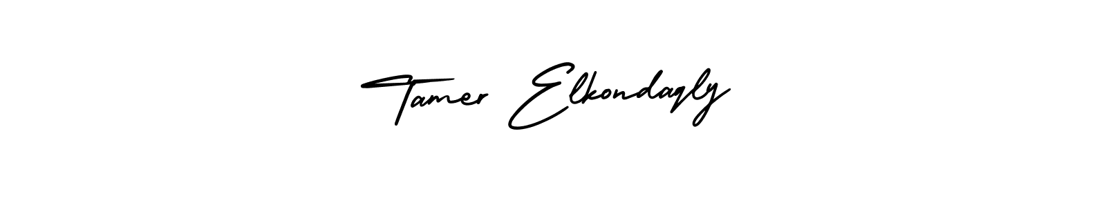 Check out images of Autograph of Tamer Elkondaqly name. Actor Tamer Elkondaqly Signature Style. AmerikaSignatureDemo-Regular is a professional sign style online. Tamer Elkondaqly signature style 3 images and pictures png