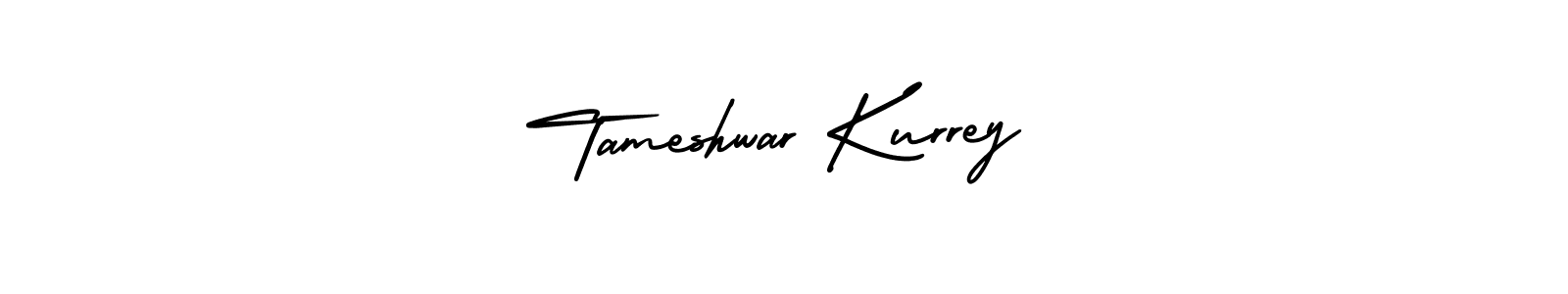 Design your own signature with our free online signature maker. With this signature software, you can create a handwritten (AmerikaSignatureDemo-Regular) signature for name Tameshwar Kurrey. Tameshwar Kurrey signature style 3 images and pictures png