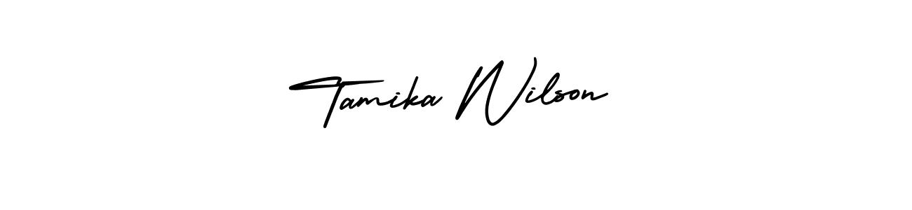 if you are searching for the best signature style for your name Tamika Wilson. so please give up your signature search. here we have designed multiple signature styles  using AmerikaSignatureDemo-Regular. Tamika Wilson signature style 3 images and pictures png