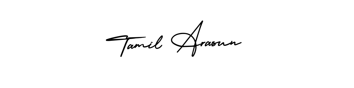 Tamil Arasun stylish signature style. Best Handwritten Sign (AmerikaSignatureDemo-Regular) for my name. Handwritten Signature Collection Ideas for my name Tamil Arasun. Tamil Arasun signature style 3 images and pictures png