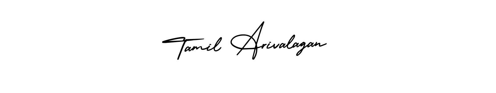 How to make Tamil Arivalagan signature? AmerikaSignatureDemo-Regular is a professional autograph style. Create handwritten signature for Tamil Arivalagan name. Tamil Arivalagan signature style 3 images and pictures png