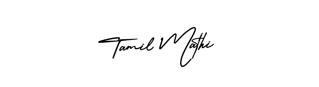 It looks lik you need a new signature style for name Tamil Mathi. Design unique handwritten (AmerikaSignatureDemo-Regular) signature with our free signature maker in just a few clicks. Tamil Mathi signature style 3 images and pictures png