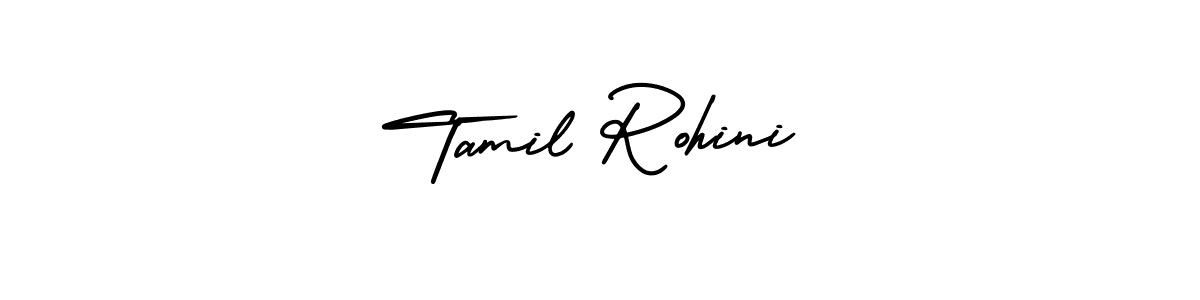 You can use this online signature creator to create a handwritten signature for the name Tamil Rohini. This is the best online autograph maker. Tamil Rohini signature style 3 images and pictures png