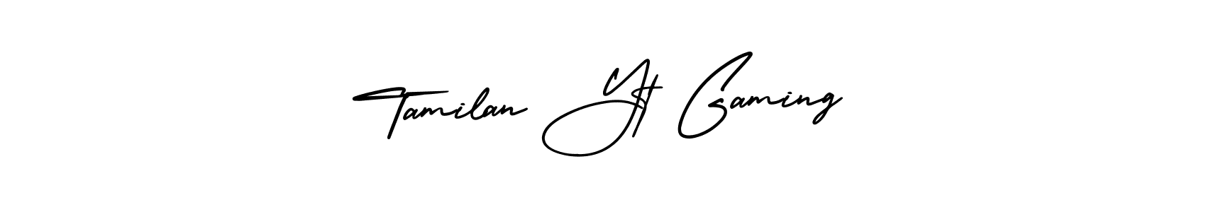 if you are searching for the best signature style for your name Tamilan Yt Gaming. so please give up your signature search. here we have designed multiple signature styles  using AmerikaSignatureDemo-Regular. Tamilan Yt Gaming signature style 3 images and pictures png