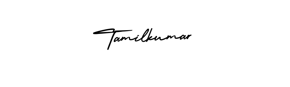 You should practise on your own different ways (AmerikaSignatureDemo-Regular) to write your name (Tamilkumar) in signature. don't let someone else do it for you. Tamilkumar signature style 3 images and pictures png