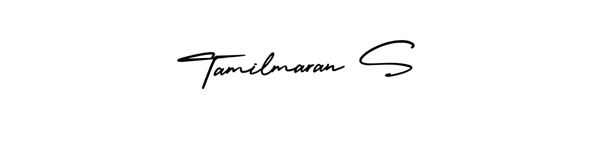 How to make Tamilmaran S signature? AmerikaSignatureDemo-Regular is a professional autograph style. Create handwritten signature for Tamilmaran S name. Tamilmaran S signature style 3 images and pictures png