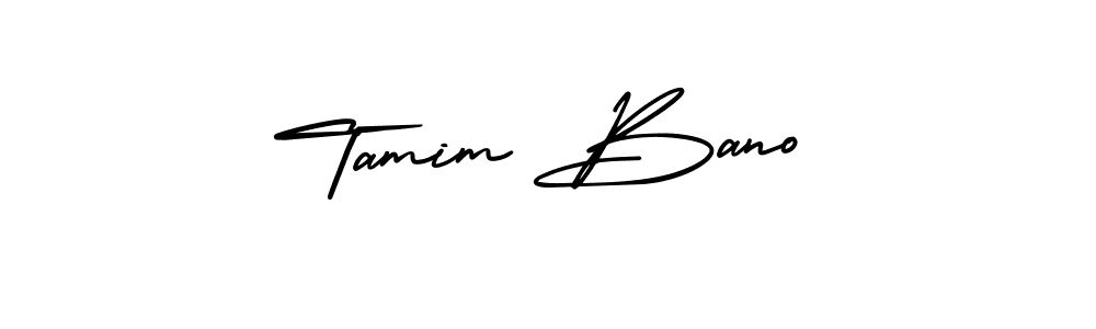 Make a short Tamim Bano signature style. Manage your documents anywhere anytime using AmerikaSignatureDemo-Regular. Create and add eSignatures, submit forms, share and send files easily. Tamim Bano signature style 3 images and pictures png