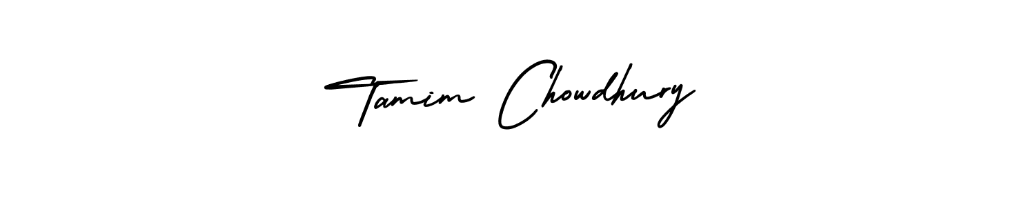 Make a short Tamim Chowdhury signature style. Manage your documents anywhere anytime using AmerikaSignatureDemo-Regular. Create and add eSignatures, submit forms, share and send files easily. Tamim Chowdhury signature style 3 images and pictures png