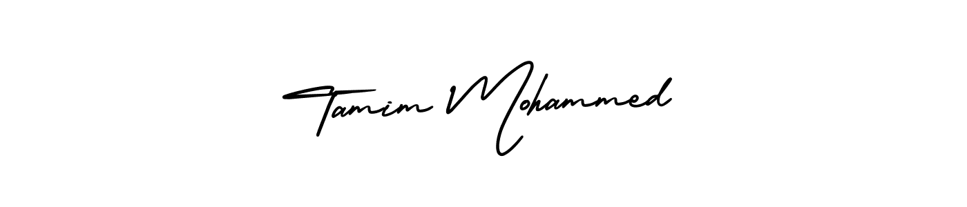 How to make Tamim Mohammed signature? AmerikaSignatureDemo-Regular is a professional autograph style. Create handwritten signature for Tamim Mohammed name. Tamim Mohammed signature style 3 images and pictures png