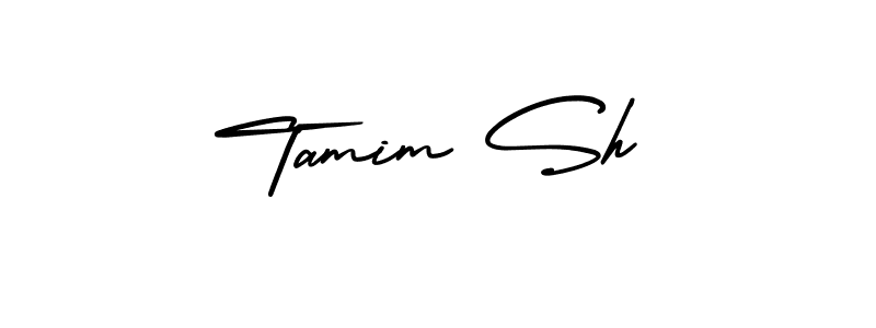 AmerikaSignatureDemo-Regular is a professional signature style that is perfect for those who want to add a touch of class to their signature. It is also a great choice for those who want to make their signature more unique. Get Tamim Sh name to fancy signature for free. Tamim Sh signature style 3 images and pictures png