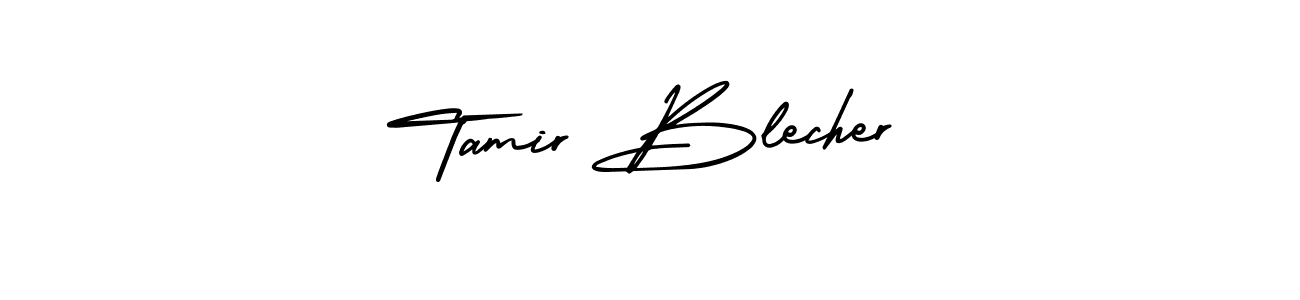 Check out images of Autograph of Tamir Blecher name. Actor Tamir Blecher Signature Style. AmerikaSignatureDemo-Regular is a professional sign style online. Tamir Blecher signature style 3 images and pictures png