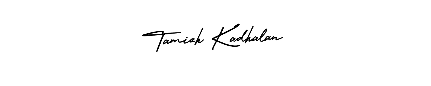 See photos of Tamizh Kadhalan official signature by Spectra . Check more albums & portfolios. Read reviews & check more about AmerikaSignatureDemo-Regular font. Tamizh Kadhalan signature style 3 images and pictures png