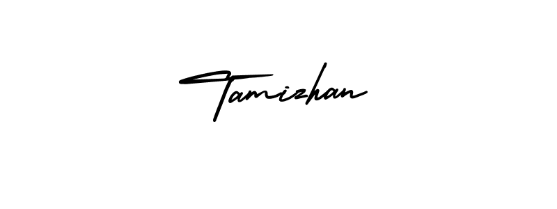 It looks lik you need a new signature style for name Tamizhan. Design unique handwritten (AmerikaSignatureDemo-Regular) signature with our free signature maker in just a few clicks. Tamizhan signature style 3 images and pictures png