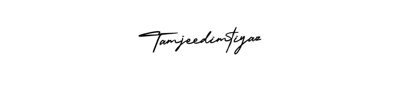 if you are searching for the best signature style for your name Tamjeedimtiyaz. so please give up your signature search. here we have designed multiple signature styles  using AmerikaSignatureDemo-Regular. Tamjeedimtiyaz signature style 3 images and pictures png