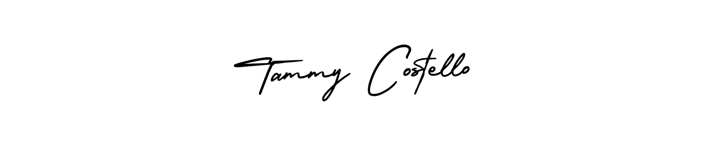 It looks lik you need a new signature style for name Tammy Costello. Design unique handwritten (AmerikaSignatureDemo-Regular) signature with our free signature maker in just a few clicks. Tammy Costello signature style 3 images and pictures png