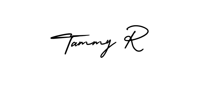 Also we have Tammy R name is the best signature style. Create professional handwritten signature collection using AmerikaSignatureDemo-Regular autograph style. Tammy R signature style 3 images and pictures png