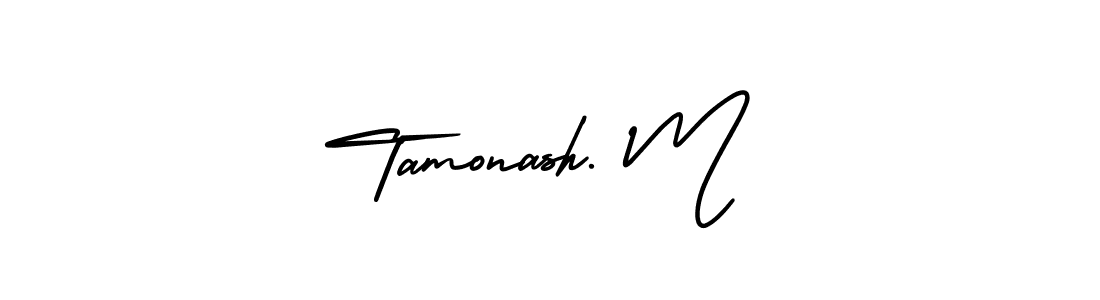 Make a beautiful signature design for name Tamonash. M. Use this online signature maker to create a handwritten signature for free. Tamonash. M signature style 3 images and pictures png