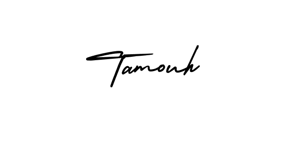 How to make Tamouh signature? AmerikaSignatureDemo-Regular is a professional autograph style. Create handwritten signature for Tamouh name. Tamouh signature style 3 images and pictures png