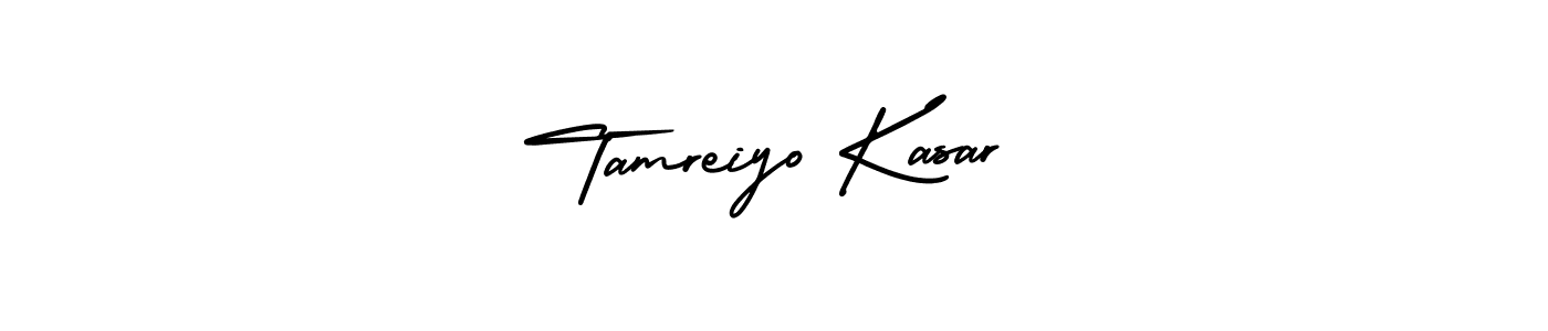 How to make Tamreiyo Kasar signature? AmerikaSignatureDemo-Regular is a professional autograph style. Create handwritten signature for Tamreiyo Kasar name. Tamreiyo Kasar signature style 3 images and pictures png