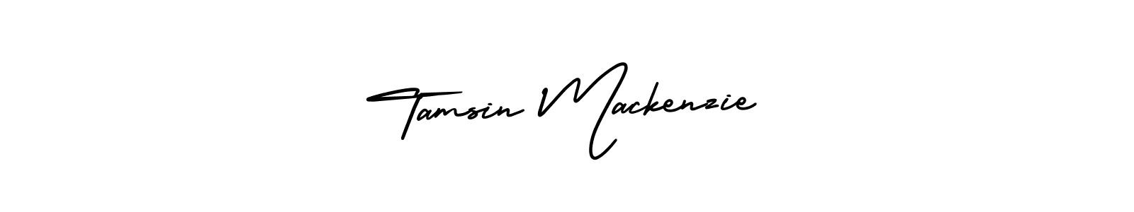 Tamsin Mackenzie stylish signature style. Best Handwritten Sign (AmerikaSignatureDemo-Regular) for my name. Handwritten Signature Collection Ideas for my name Tamsin Mackenzie. Tamsin Mackenzie signature style 3 images and pictures png