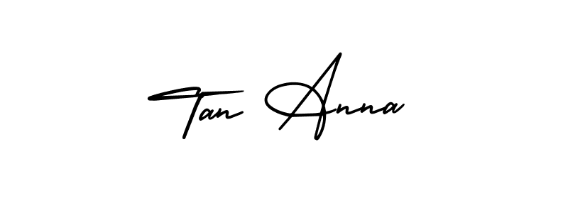 Create a beautiful signature design for name Tan Anna. With this signature (AmerikaSignatureDemo-Regular) fonts, you can make a handwritten signature for free. Tan Anna signature style 3 images and pictures png