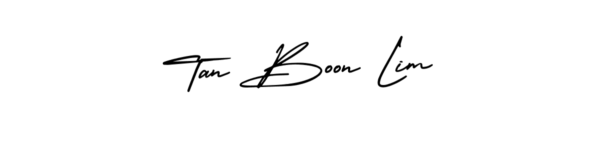 AmerikaSignatureDemo-Regular is a professional signature style that is perfect for those who want to add a touch of class to their signature. It is also a great choice for those who want to make their signature more unique. Get Tan Boon Lim name to fancy signature for free. Tan Boon Lim signature style 3 images and pictures png