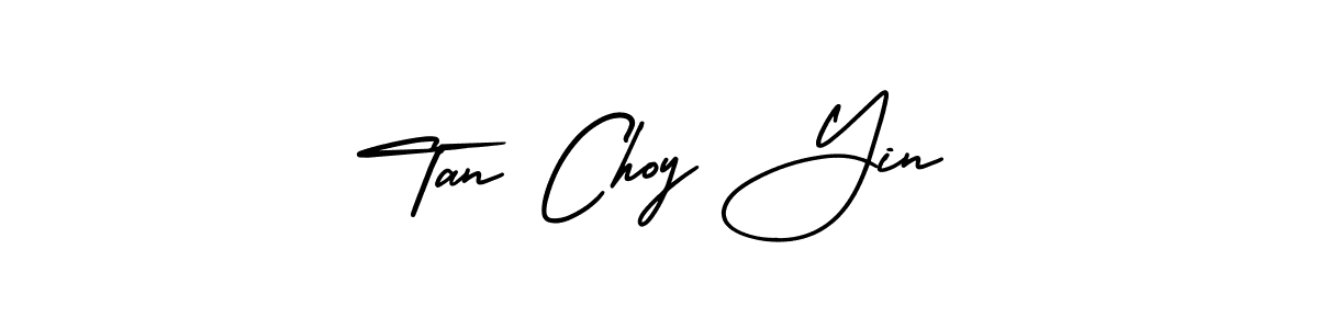 Create a beautiful signature design for name Tan Choy Yin. With this signature (AmerikaSignatureDemo-Regular) fonts, you can make a handwritten signature for free. Tan Choy Yin signature style 3 images and pictures png