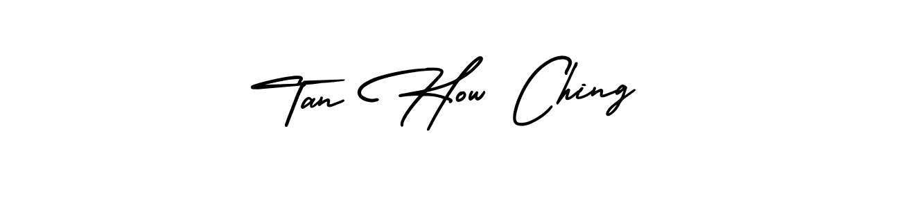 Use a signature maker to create a handwritten signature online. With this signature software, you can design (AmerikaSignatureDemo-Regular) your own signature for name Tan How Ching. Tan How Ching signature style 3 images and pictures png