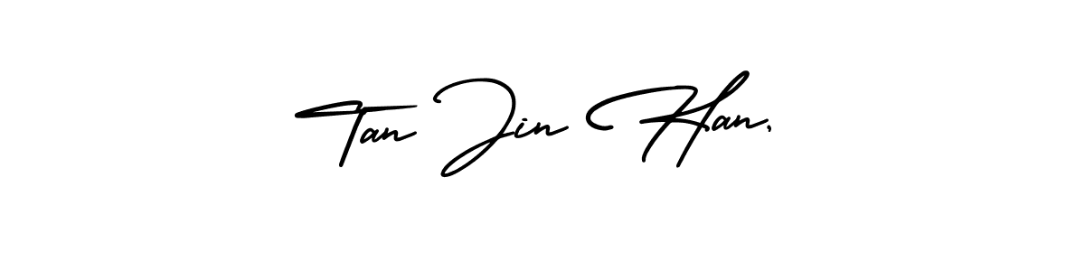 Also You can easily find your signature by using the search form. We will create Tan Jin Han, name handwritten signature images for you free of cost using AmerikaSignatureDemo-Regular sign style. Tan Jin Han, signature style 3 images and pictures png