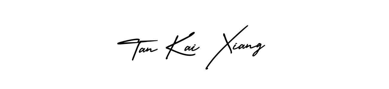 It looks lik you need a new signature style for name Tan Kai Xiang. Design unique handwritten (AmerikaSignatureDemo-Regular) signature with our free signature maker in just a few clicks. Tan Kai Xiang signature style 3 images and pictures png
