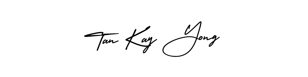 Similarly AmerikaSignatureDemo-Regular is the best handwritten signature design. Signature creator online .You can use it as an online autograph creator for name Tan Kay Yong. Tan Kay Yong signature style 3 images and pictures png