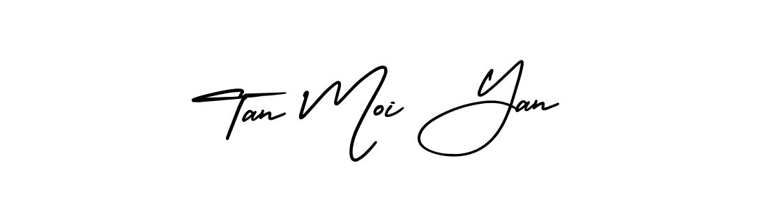 Create a beautiful signature design for name Tan Moi Yan. With this signature (AmerikaSignatureDemo-Regular) fonts, you can make a handwritten signature for free. Tan Moi Yan signature style 3 images and pictures png