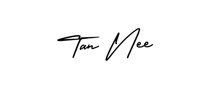 Use a signature maker to create a handwritten signature online. With this signature software, you can design (AmerikaSignatureDemo-Regular) your own signature for name Tan Nee. Tan Nee signature style 3 images and pictures png