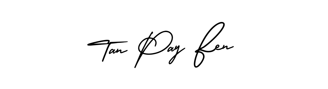 Tan Pay Fen stylish signature style. Best Handwritten Sign (AmerikaSignatureDemo-Regular) for my name. Handwritten Signature Collection Ideas for my name Tan Pay Fen. Tan Pay Fen signature style 3 images and pictures png