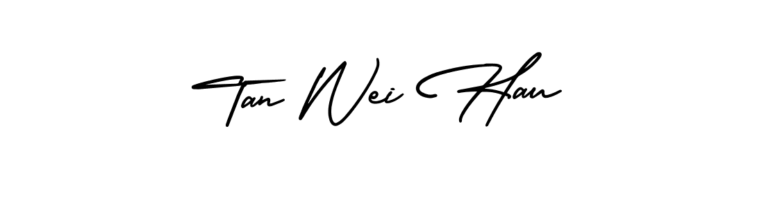 Also You can easily find your signature by using the search form. We will create Tan Wei Hau name handwritten signature images for you free of cost using AmerikaSignatureDemo-Regular sign style. Tan Wei Hau signature style 3 images and pictures png