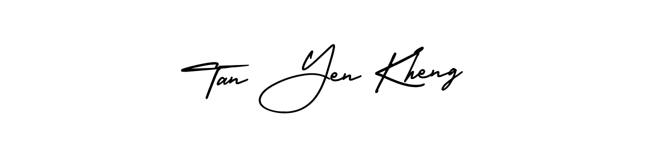 if you are searching for the best signature style for your name Tan Yen Kheng. so please give up your signature search. here we have designed multiple signature styles  using AmerikaSignatureDemo-Regular. Tan Yen Kheng signature style 3 images and pictures png