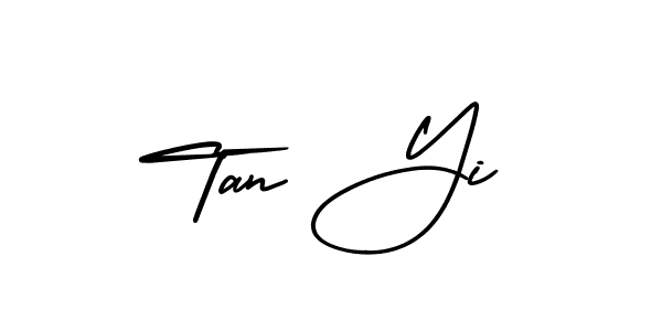 Use a signature maker to create a handwritten signature online. With this signature software, you can design (AmerikaSignatureDemo-Regular) your own signature for name Tan Yi. Tan Yi signature style 3 images and pictures png