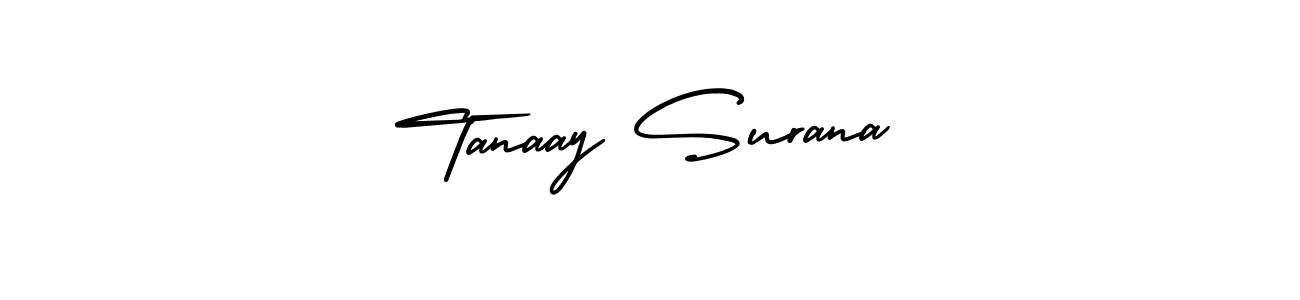 Tanaay Surana stylish signature style. Best Handwritten Sign (AmerikaSignatureDemo-Regular) for my name. Handwritten Signature Collection Ideas for my name Tanaay Surana. Tanaay Surana signature style 3 images and pictures png
