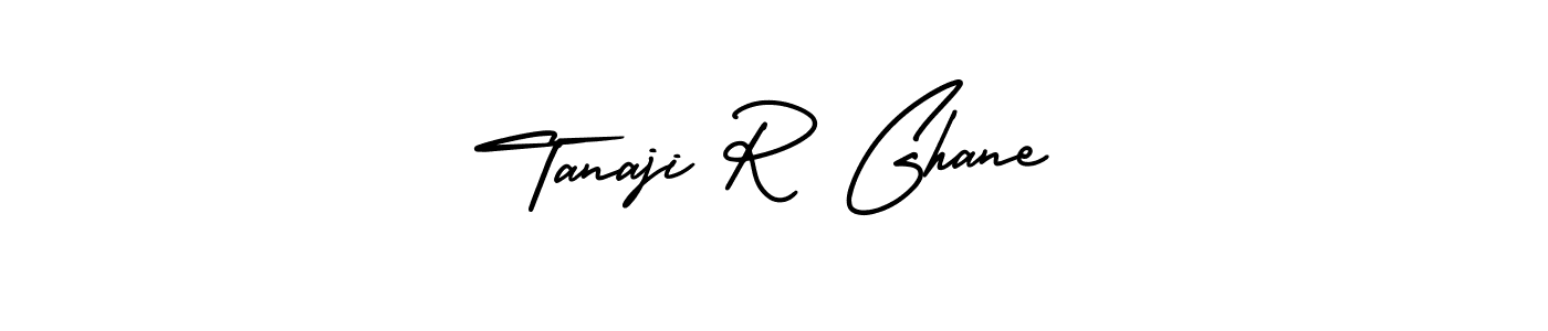 Create a beautiful signature design for name Tanaji R Ghane. With this signature (AmerikaSignatureDemo-Regular) fonts, you can make a handwritten signature for free. Tanaji R Ghane signature style 3 images and pictures png