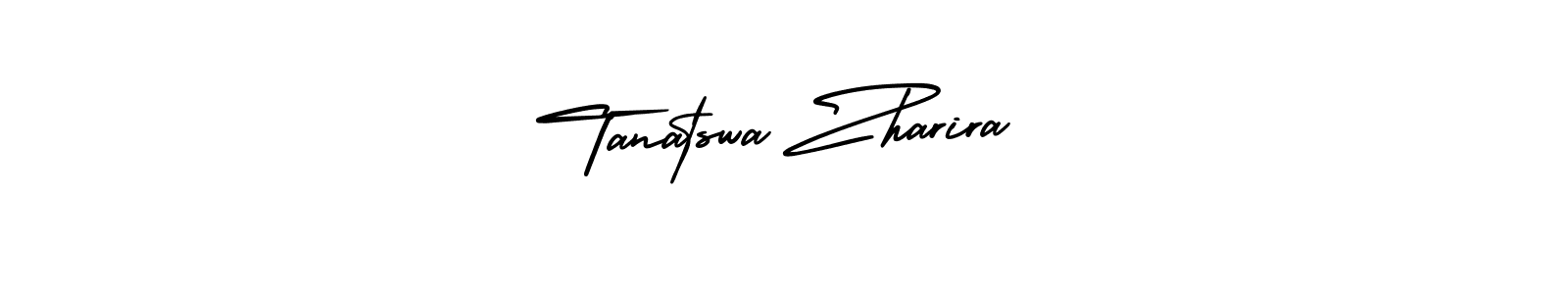 Use a signature maker to create a handwritten signature online. With this signature software, you can design (AmerikaSignatureDemo-Regular) your own signature for name Tanatswa Zharira. Tanatswa Zharira signature style 3 images and pictures png