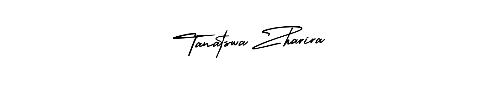 How to make Tanatswa Zharira name signature. Use AmerikaSignatureDemo-Regular style for creating short signs online. This is the latest handwritten sign. Tanatswa Zharira signature style 3 images and pictures png