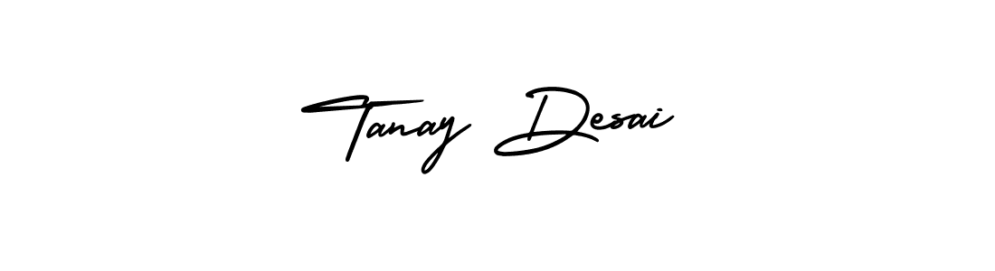 How to make Tanay Desai name signature. Use AmerikaSignatureDemo-Regular style for creating short signs online. This is the latest handwritten sign. Tanay Desai signature style 3 images and pictures png