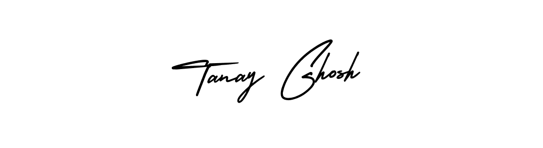 Make a beautiful signature design for name Tanay Ghosh. With this signature (AmerikaSignatureDemo-Regular) style, you can create a handwritten signature for free. Tanay Ghosh signature style 3 images and pictures png