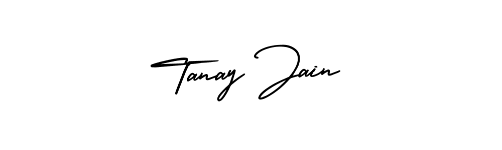 AmerikaSignatureDemo-Regular is a professional signature style that is perfect for those who want to add a touch of class to their signature. It is also a great choice for those who want to make their signature more unique. Get Tanay Jain name to fancy signature for free. Tanay Jain signature style 3 images and pictures png