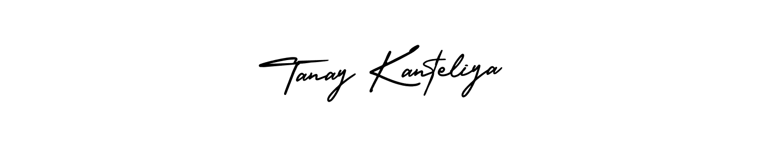 Also You can easily find your signature by using the search form. We will create Tanay Kanteliya name handwritten signature images for you free of cost using AmerikaSignatureDemo-Regular sign style. Tanay Kanteliya signature style 3 images and pictures png