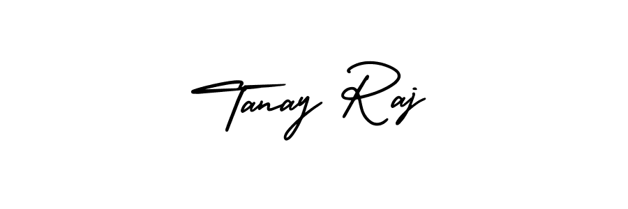 Tanay Raj stylish signature style. Best Handwritten Sign (AmerikaSignatureDemo-Regular) for my name. Handwritten Signature Collection Ideas for my name Tanay Raj. Tanay Raj signature style 3 images and pictures png