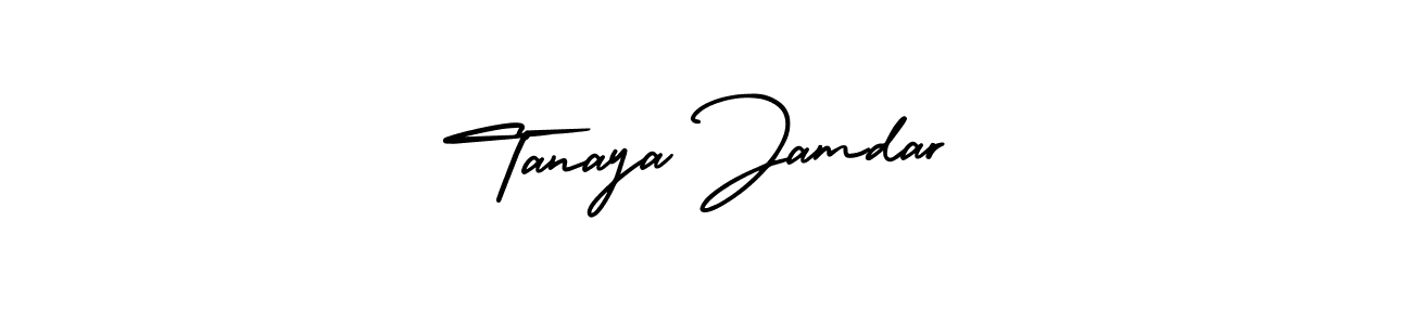 Create a beautiful signature design for name Tanaya Jamdar. With this signature (AmerikaSignatureDemo-Regular) fonts, you can make a handwritten signature for free. Tanaya Jamdar signature style 3 images and pictures png