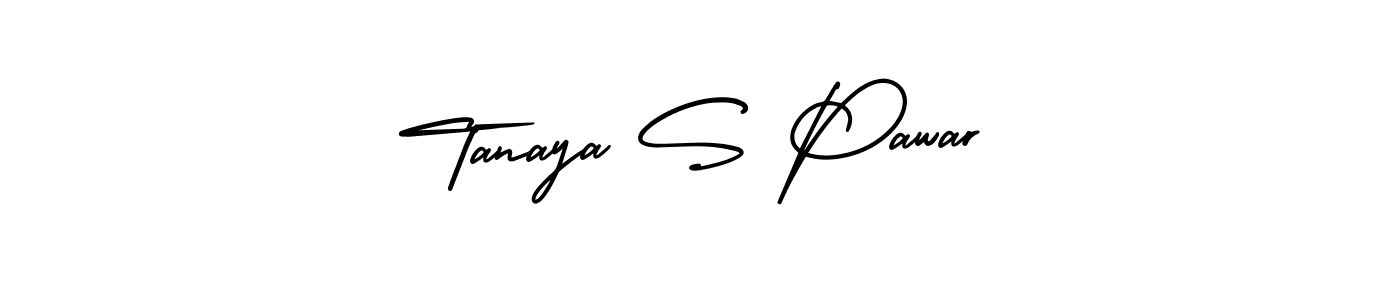 Design your own signature with our free online signature maker. With this signature software, you can create a handwritten (AmerikaSignatureDemo-Regular) signature for name Tanaya S Pawar. Tanaya S Pawar signature style 3 images and pictures png